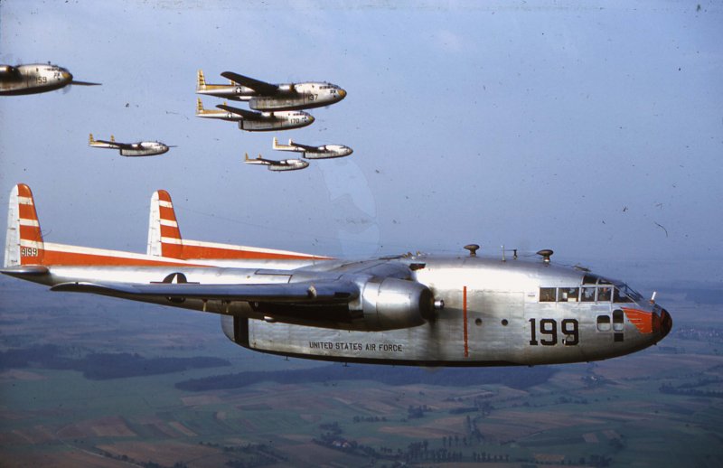 Fairchild c-119g Flying Boxcar Italian Air Force