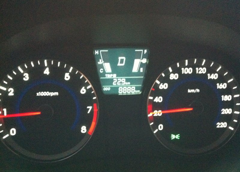 Спидометр Hyundai Solaris