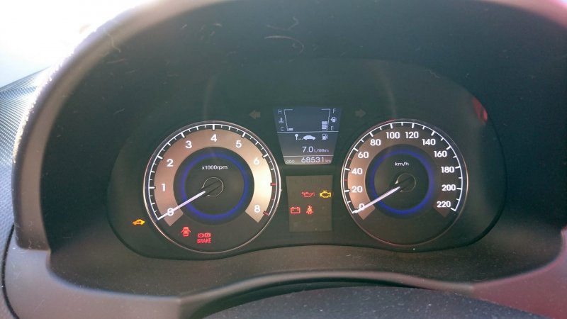 Спидометр Hyundai Solaris 2019