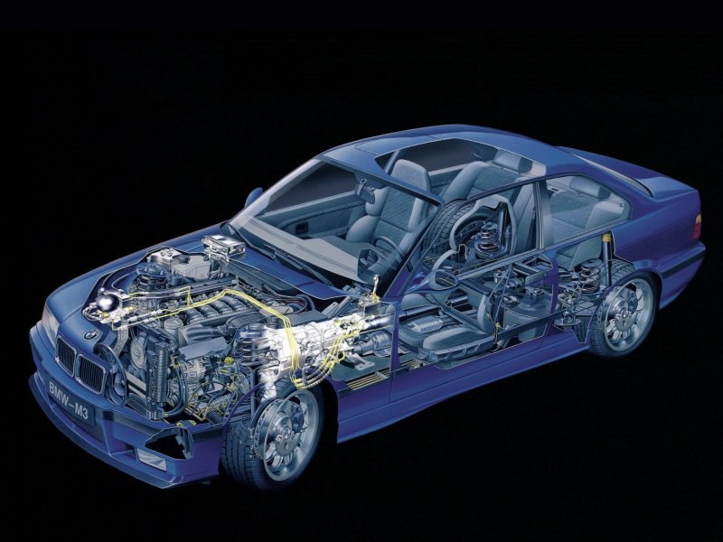 BMW e36 Coupe двигатель