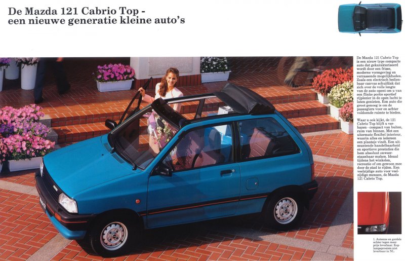 Mazda 121 old Cabrio