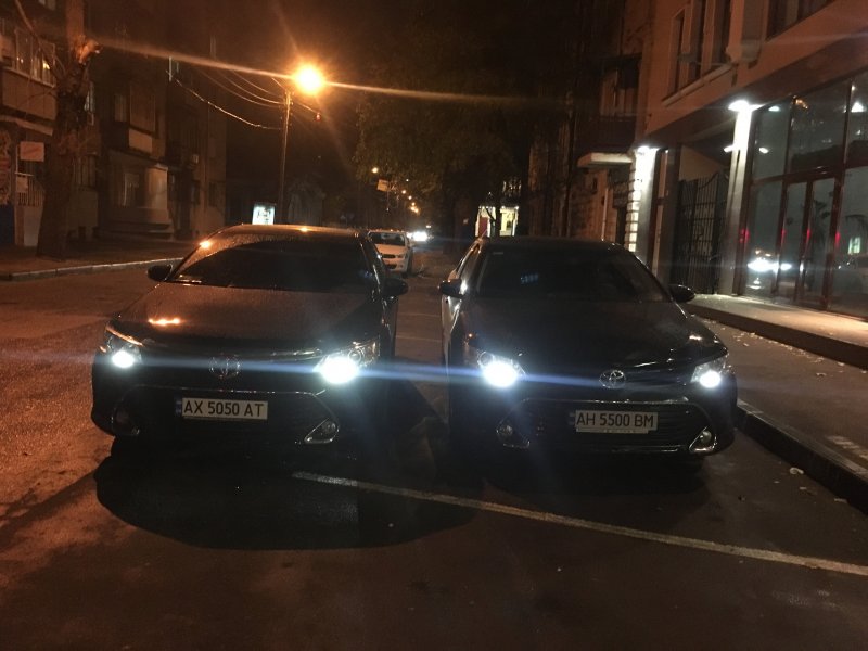 Camry 55 ночью
