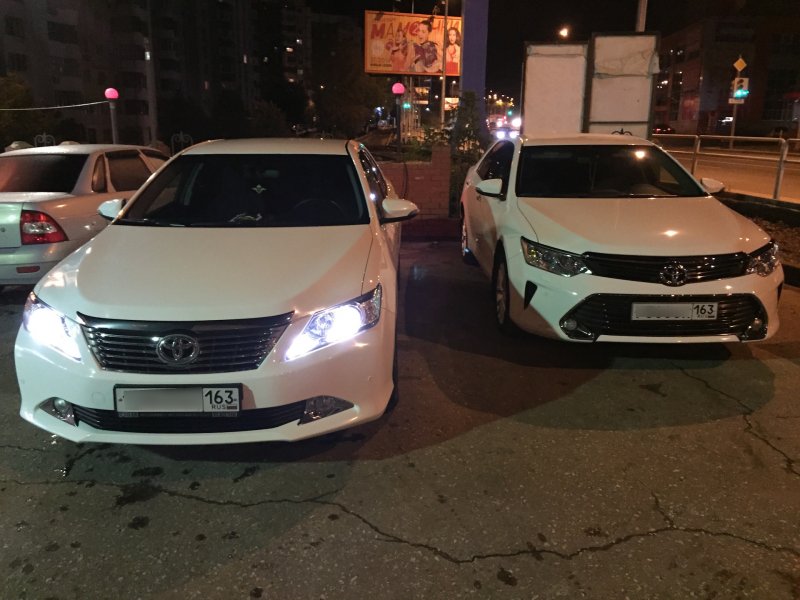 Camry xv50 ночью