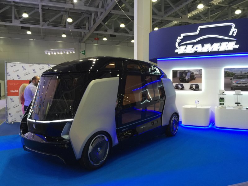КАМАЗ-1221 Шатл беспилотный автобус