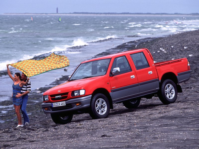 Opel Campo 2.5 МТ, 1992, пикап