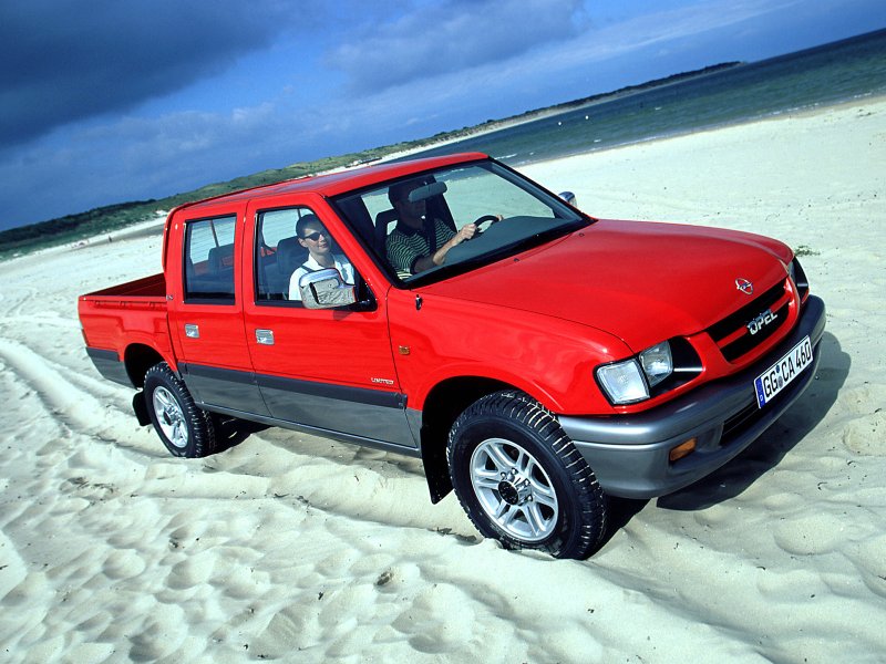 Opel Campo 2.5 МТ, 1992, пикап