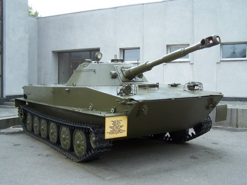 Пт-76 в Чечне