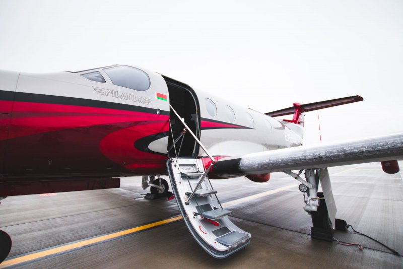 Самолет Pilatus PC-12ng салон