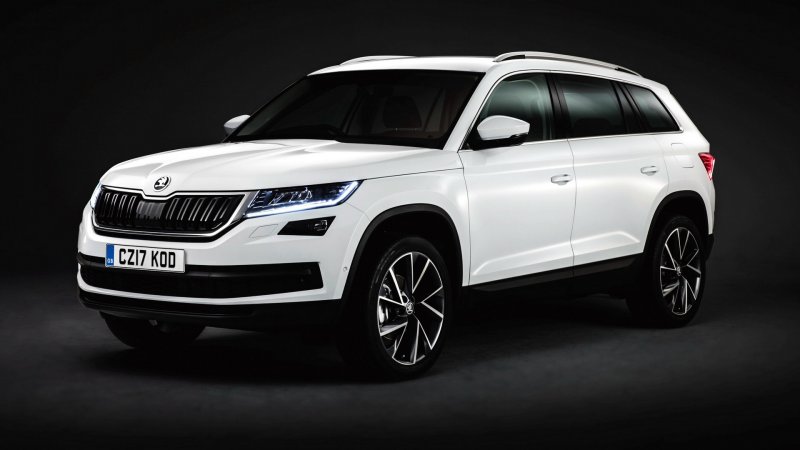 Skoda Kodiak белый