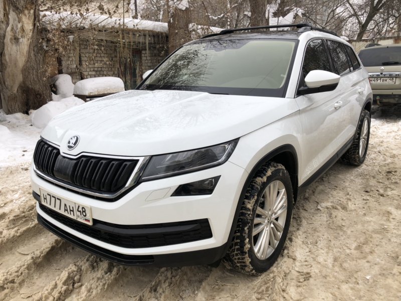 Skoda Kodiaq белый