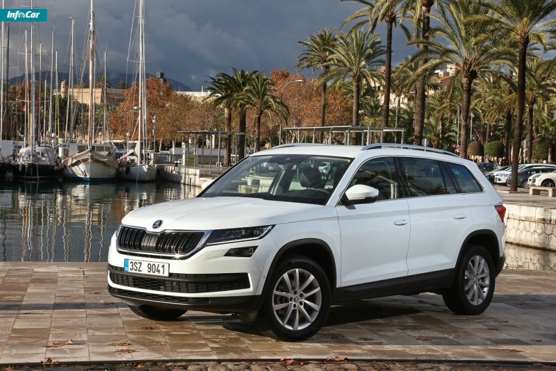 Skoda Kodiaq белый