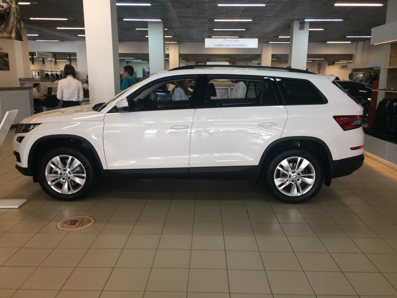 Skoda Kodiak белый
