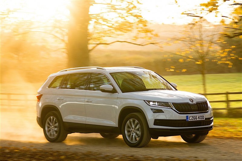 Skoda Kodiaq RS белый