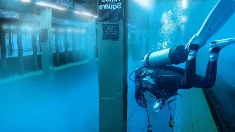 Метро под водой
