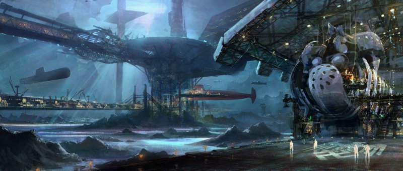Sci-Fi подводная лаборатория