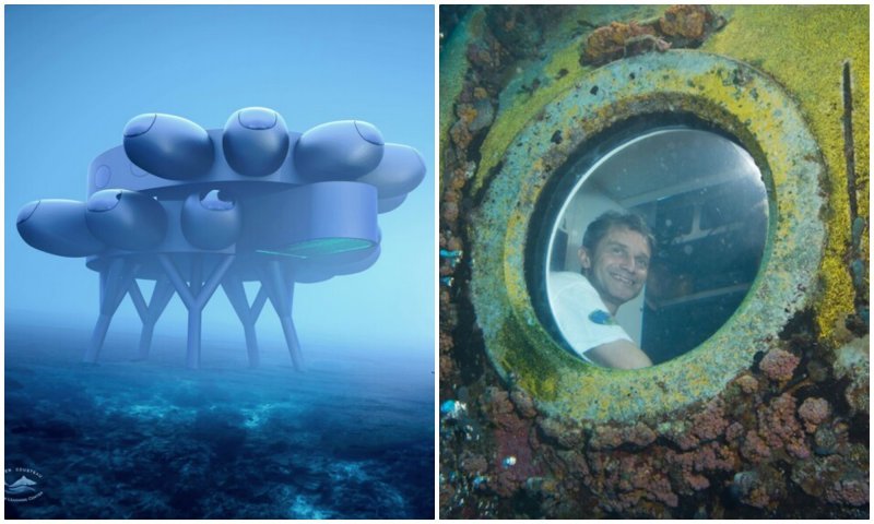 Жак Ив Кусто подводная станция