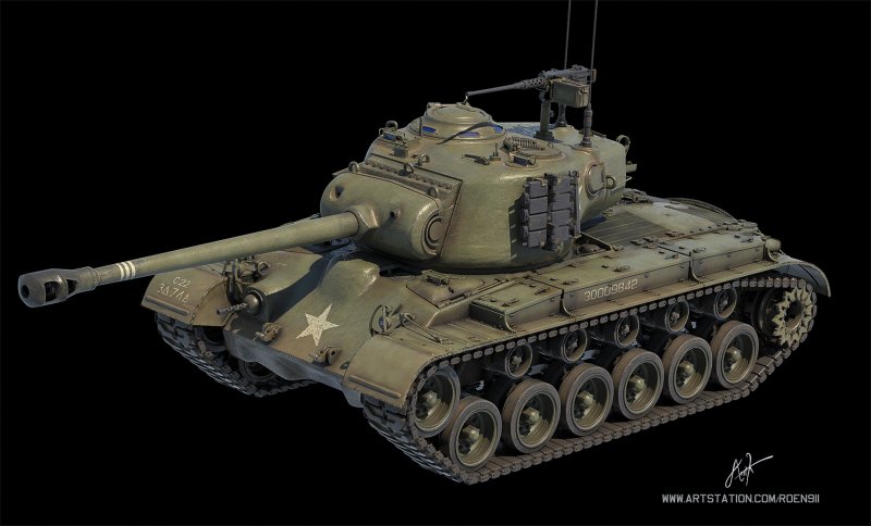 M26 Pershing камуфляж