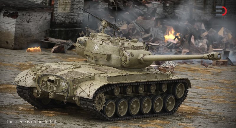 M26 Pershing 3d