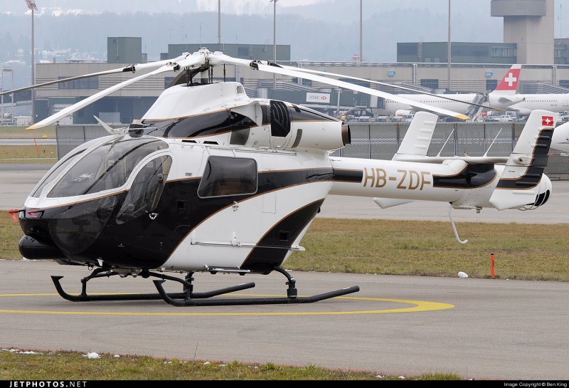 MD 969 Combat Helicopter