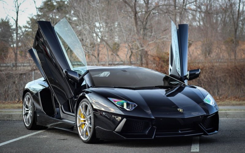 Lamborghini Aventador lp700-4 Black
