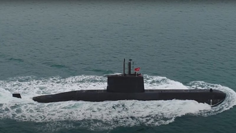 Турецкая подводная лодка STM 500