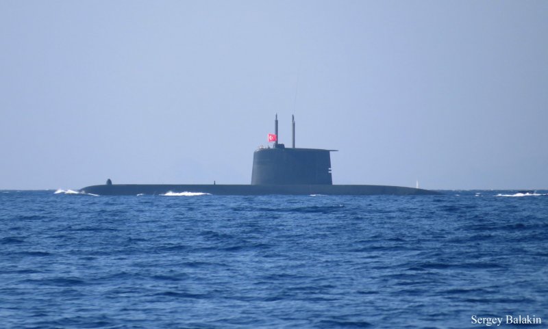 Подводные лодки Турции в черном море