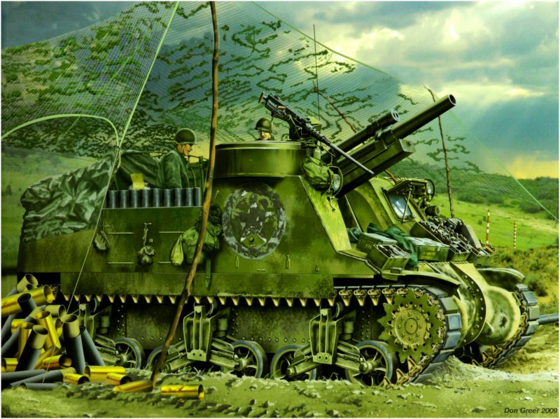 Арт САУ m7 Priest