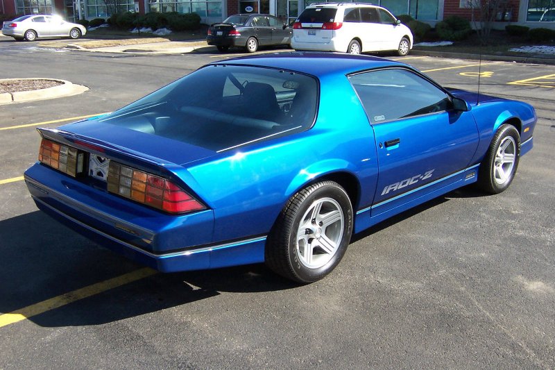 Chevrolet Camaro 1990 Blue Color