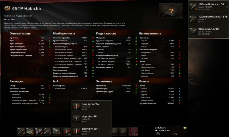 Где БК У 45 TP Habicha