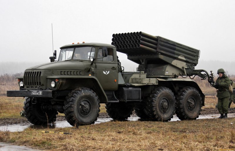 РСЗО БМ-21 град