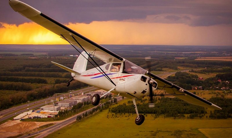 Cessna 172 Питер полет