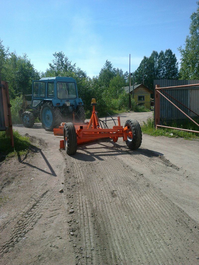 Мини грейдер для прицеп