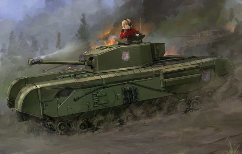 Girls und Panzer Черчилль