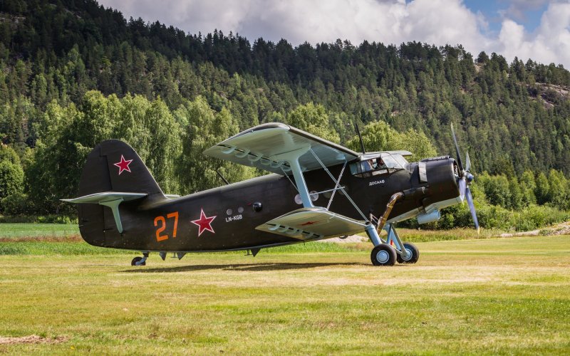 Самолёт кукурузник АН-2 военный
