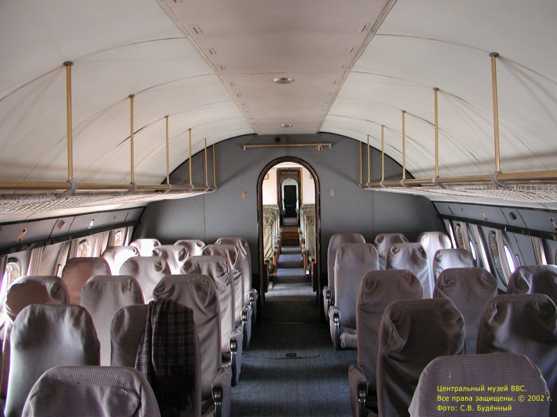 Ту 114 СССР салон
