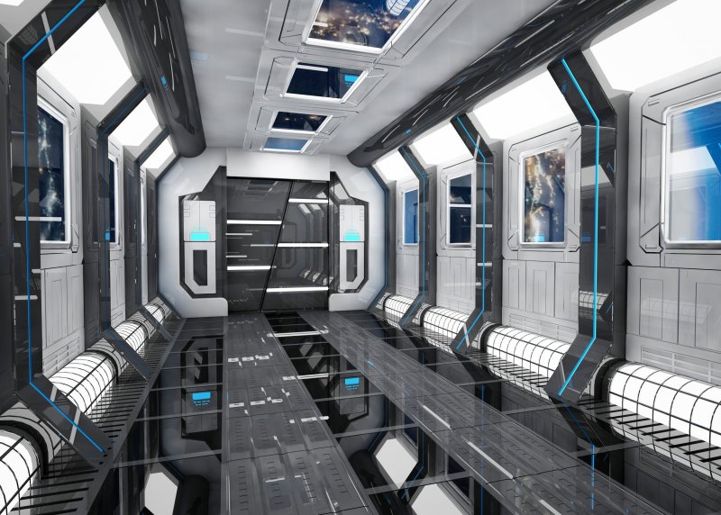 Sci Fi Spaceship Interior