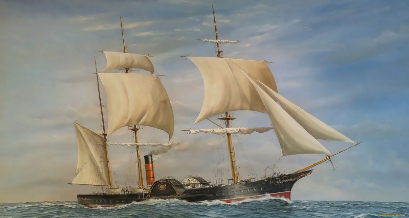 Пароход Британия 1840