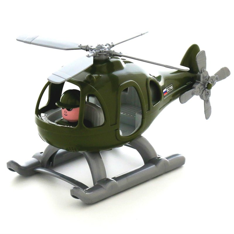 Вертолёт военный "Альфа" (в коробке) 68729