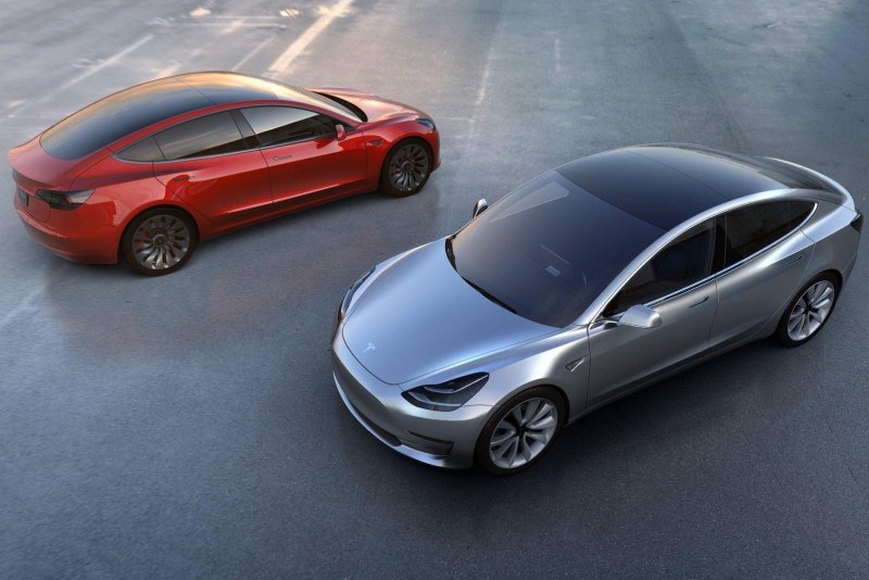 Электромобиль Tesla model 3