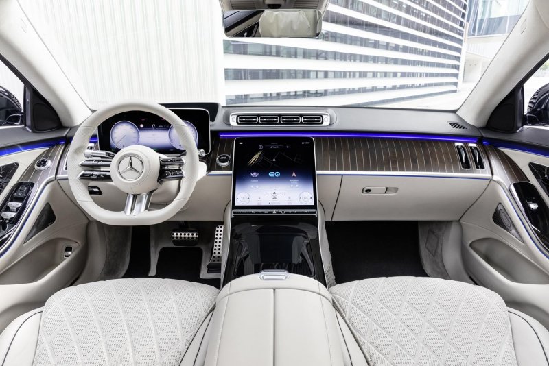 Mercedes Benz s class 2021 салон