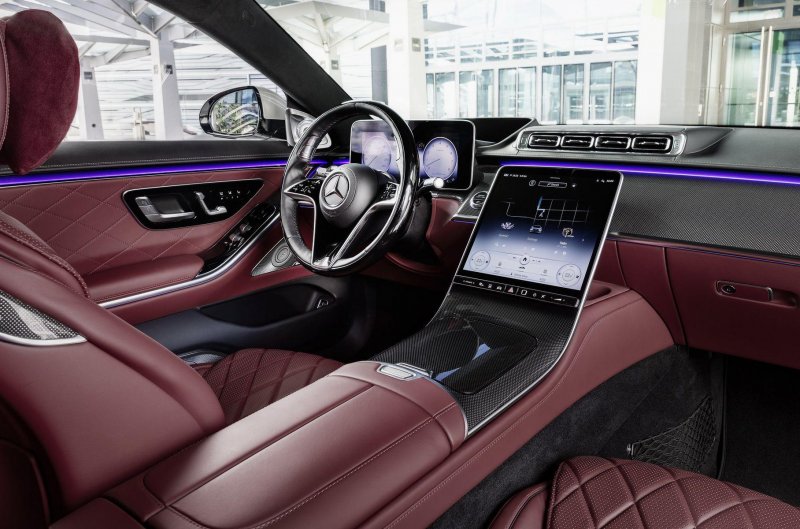 Mercedes Benz s class w223 салон