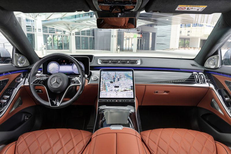Mercedes Benz s class w223 салон