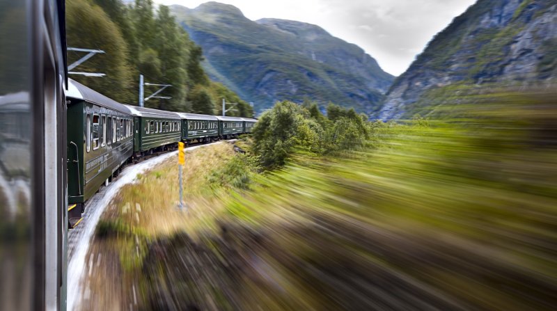 Train arriving