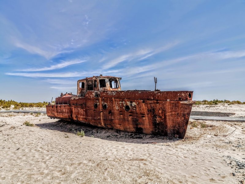Кладбище погибших кораблей Аральского моря