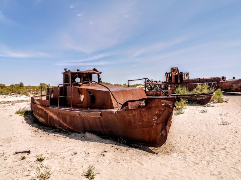Кладбище погибших кораблей Аральского моря