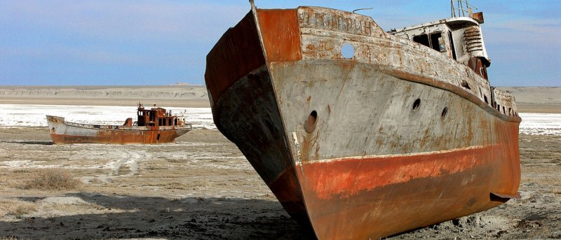 Аральское море 1970 2019