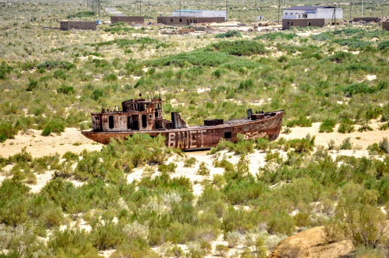 Кладбище погибших кораблей Аральского моря