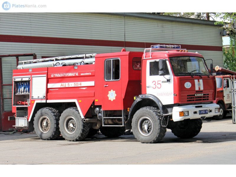 KAMAZ 43114 каротаж
