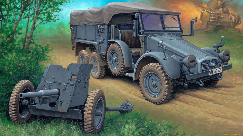 Немецкий тягач KFZ 69