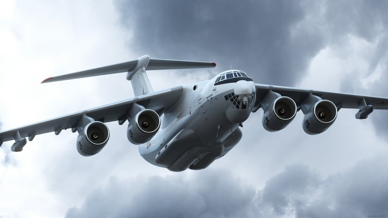 Ил-76мд-90а десантирование